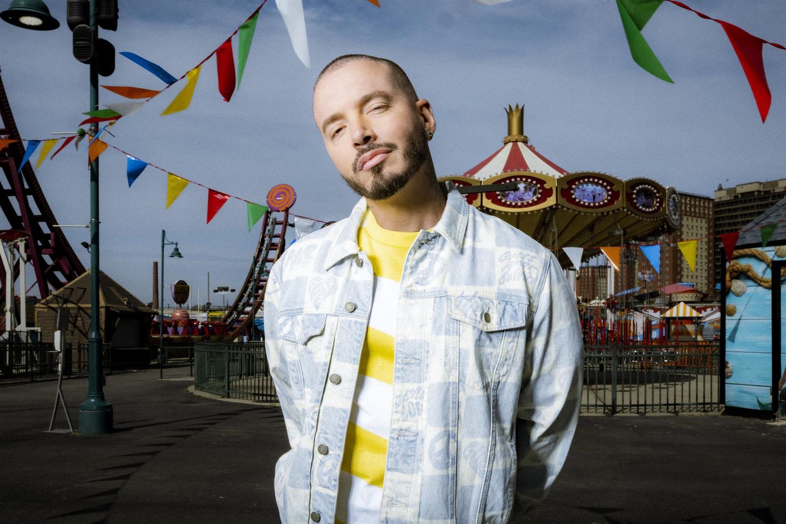 El reguetonero colombiano J Balvin,