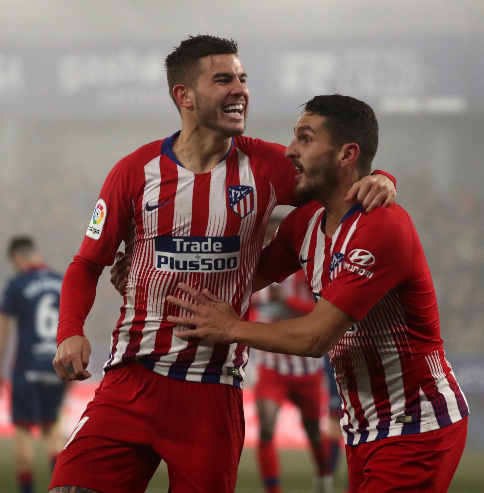 Lucas Hernández y Koke