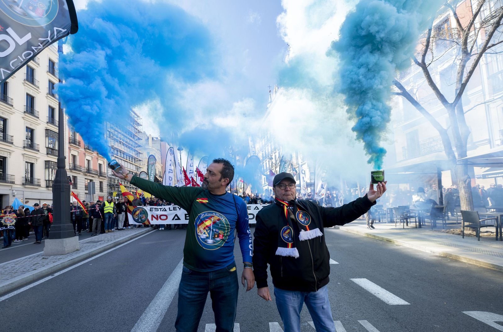 Policías y guardias civiles marcharán en Madrid por una jubilación digna