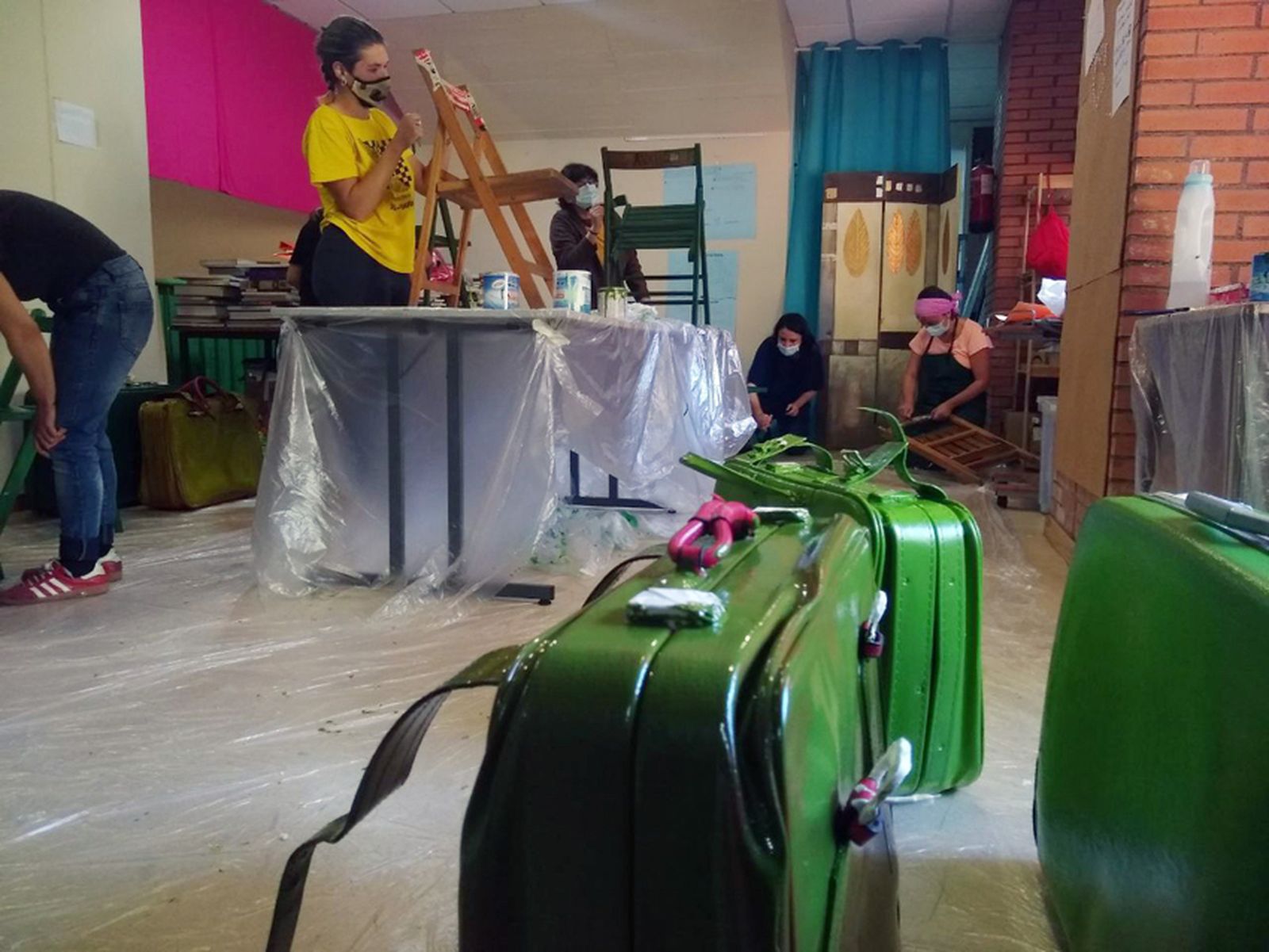 Taller de escenografía para el musical