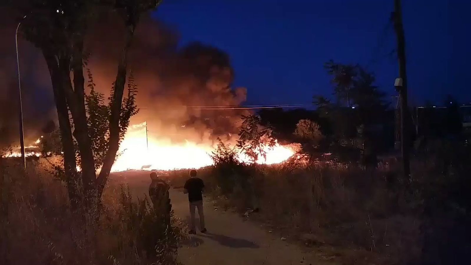 Incendio en Fuencarral