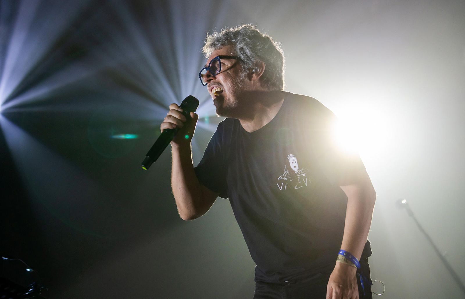 Iván Ferreiro actúa en uno de los escenarios del Festival Sonorama 2023