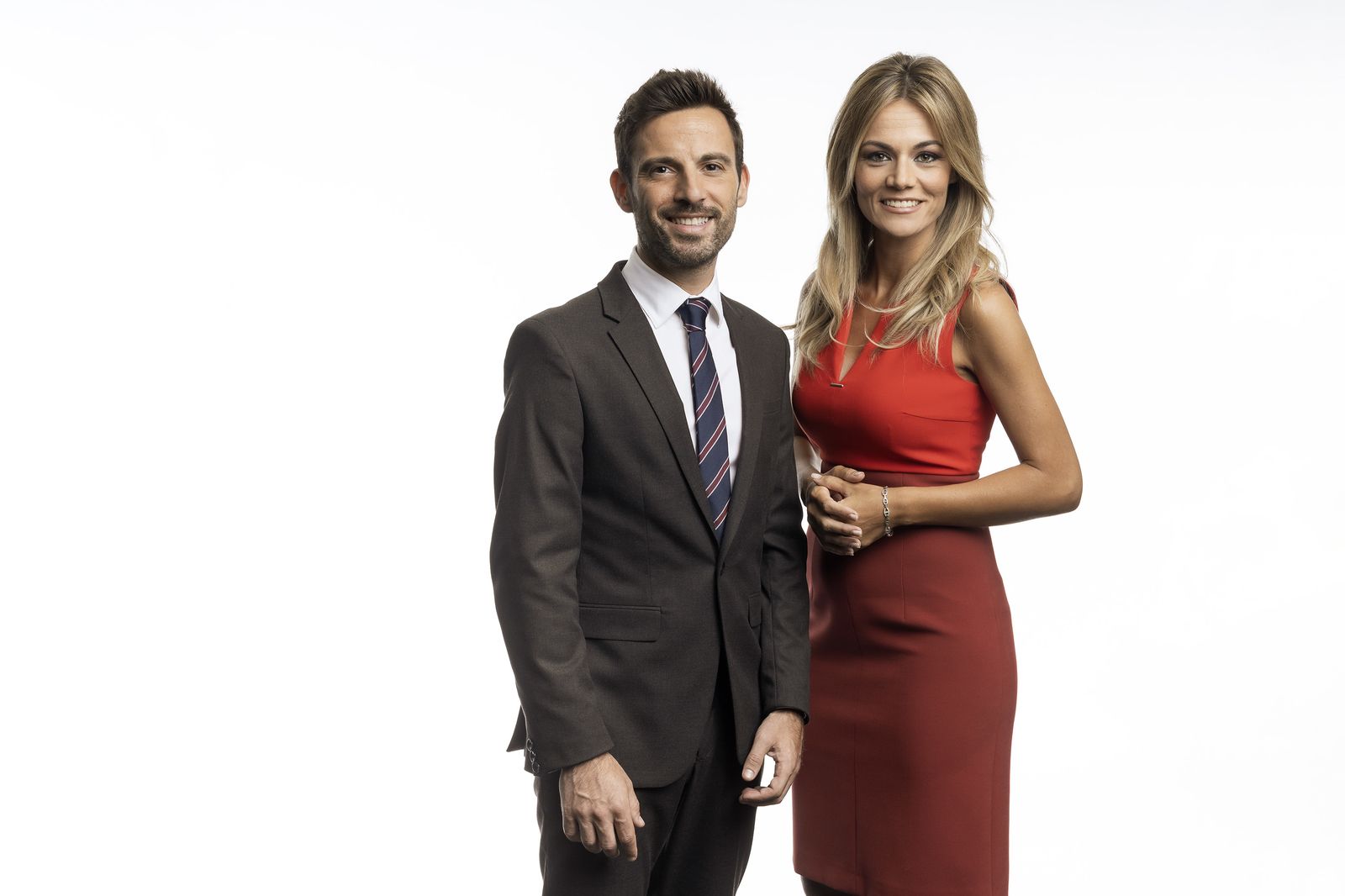 Manu Pérez y Rocío Delgado ('Telenoticias 2').