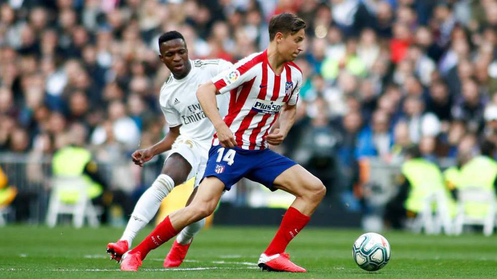 Vinicius y Marco Llorente