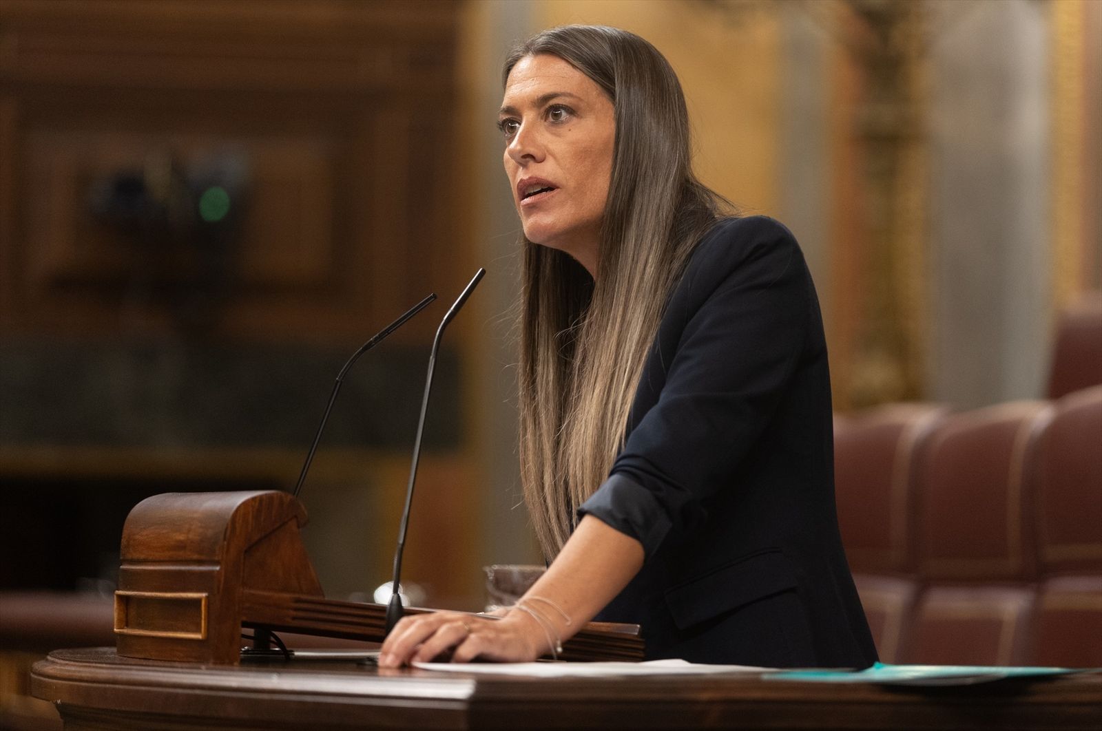 La portavoz de Junts en el Congreso, Miriam Noguera