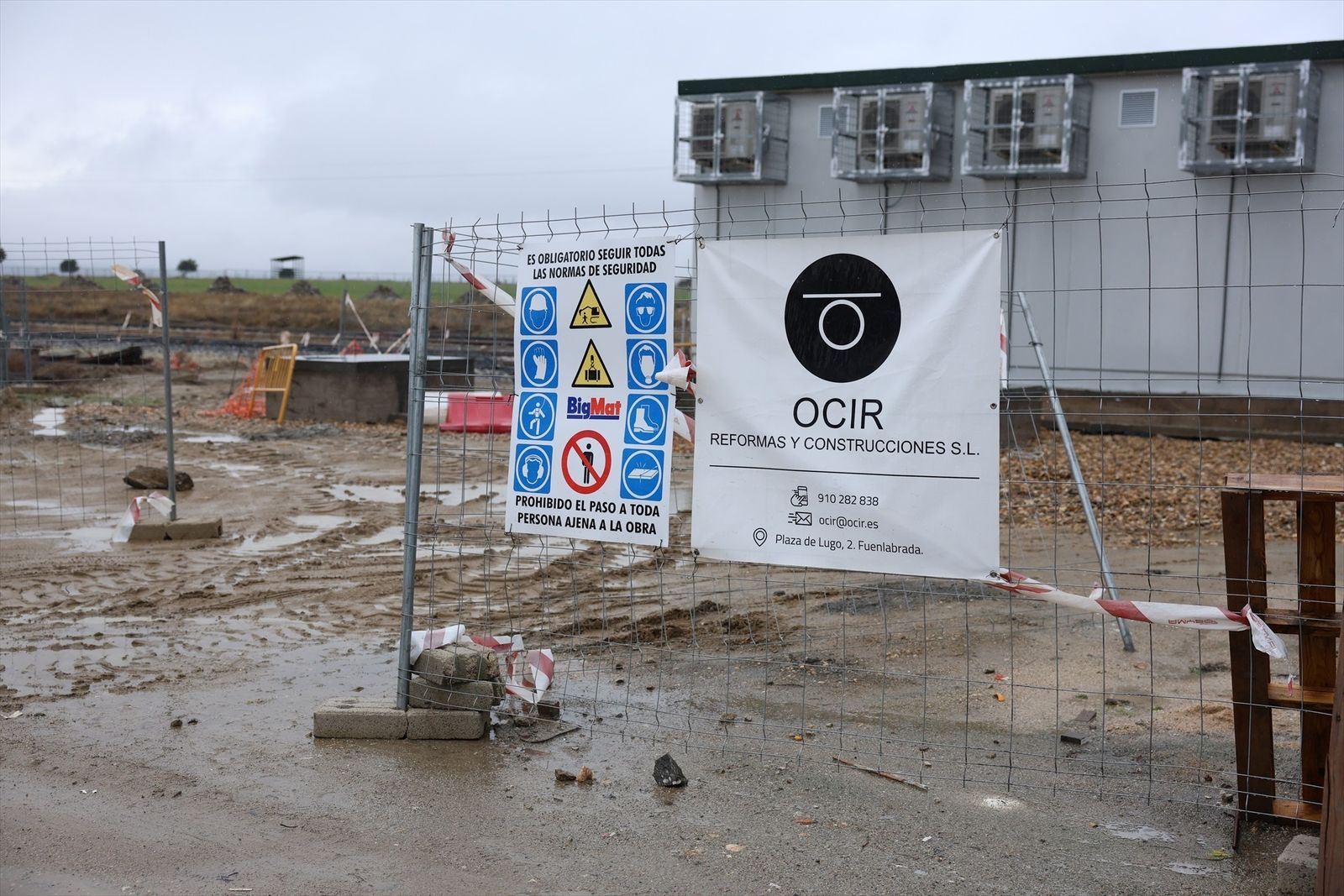 Obras de la  estación Soto Sur de Cercanías