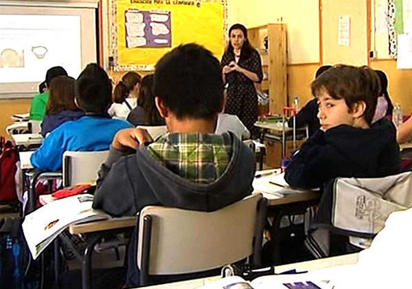 Niños en el colegio