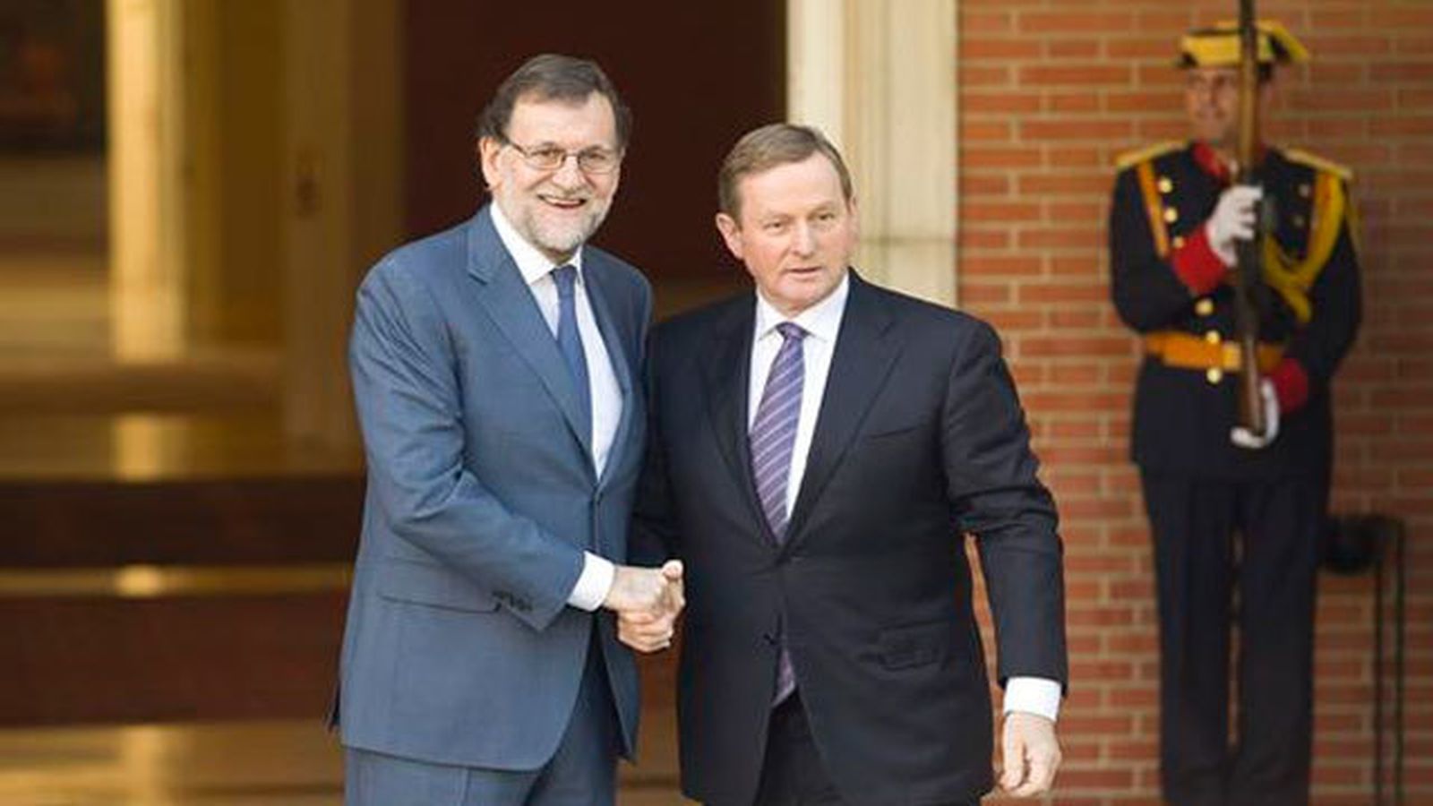 Mariano Rajoy y el primer ministro irlandés, Enda Kenny