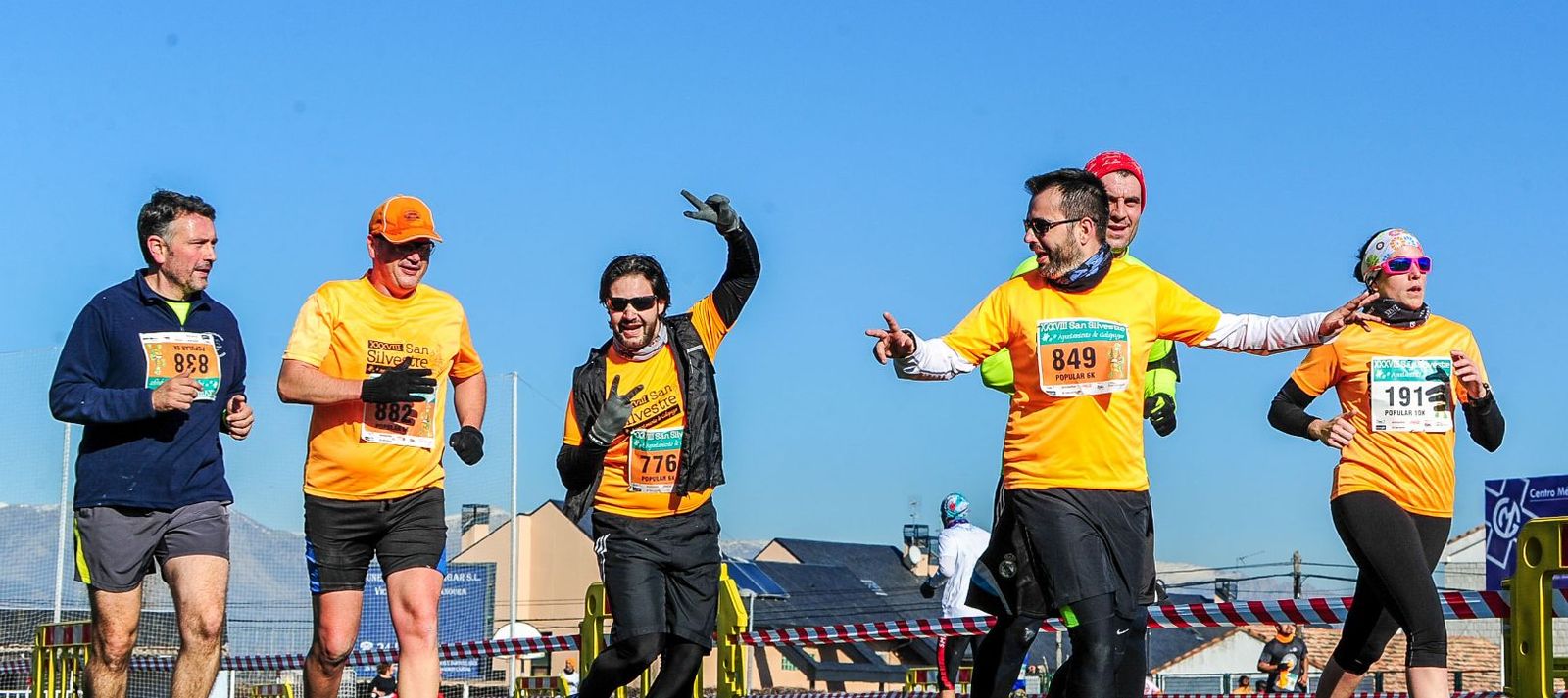 Corredores en la San Silvestre de Galapagar