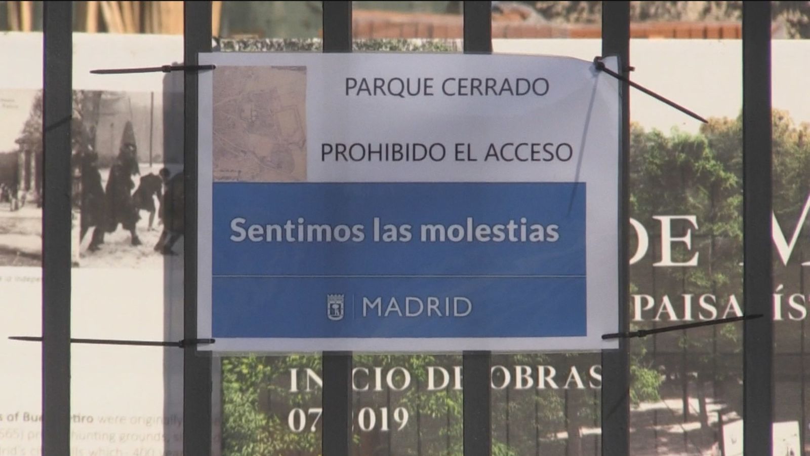Clasurados el Retiro y otros ocho parques por inclemencias meteorológicas