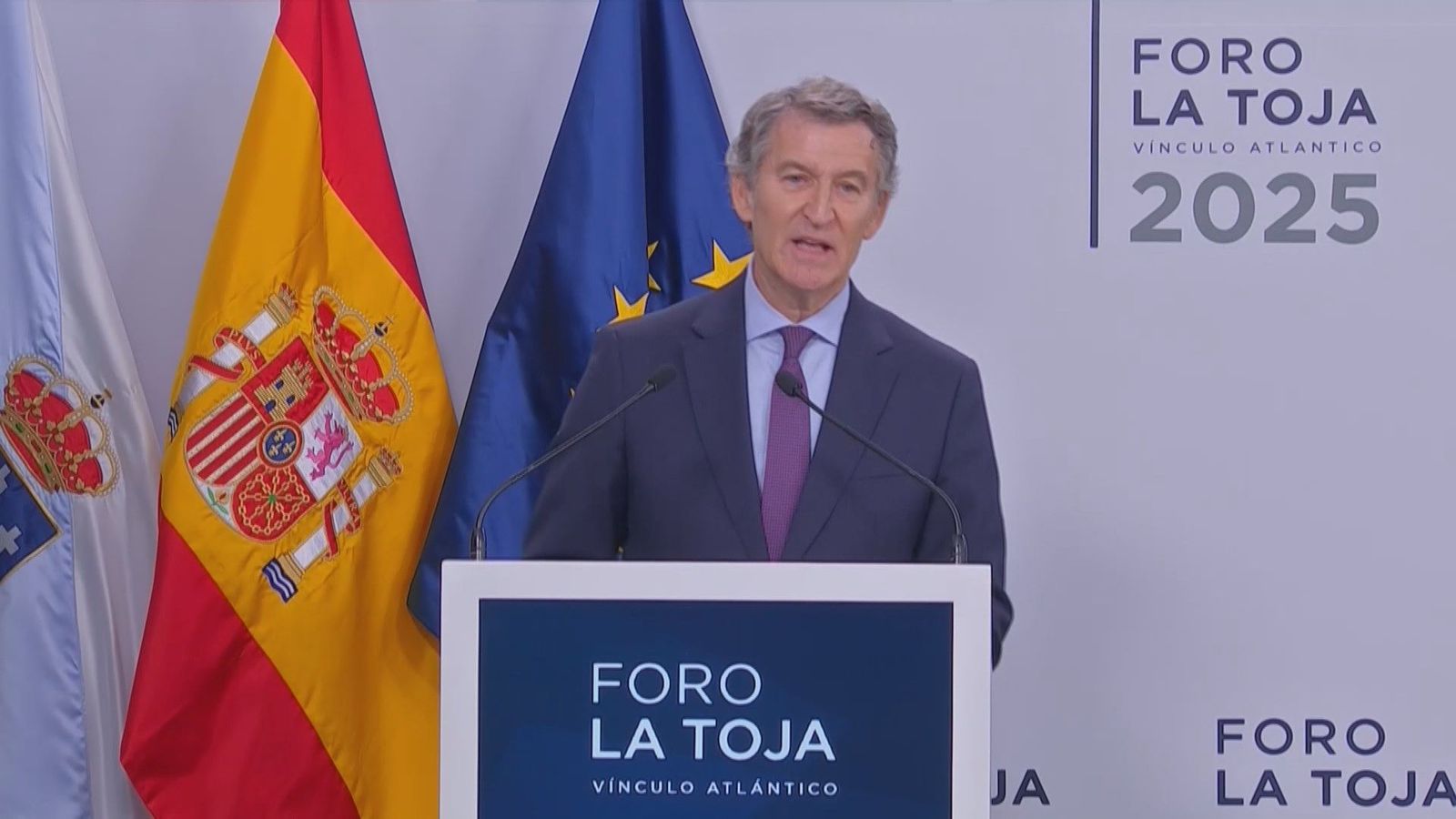 Feijóo: "La tensión social es una estrategia deliberada del Gobierno de España"