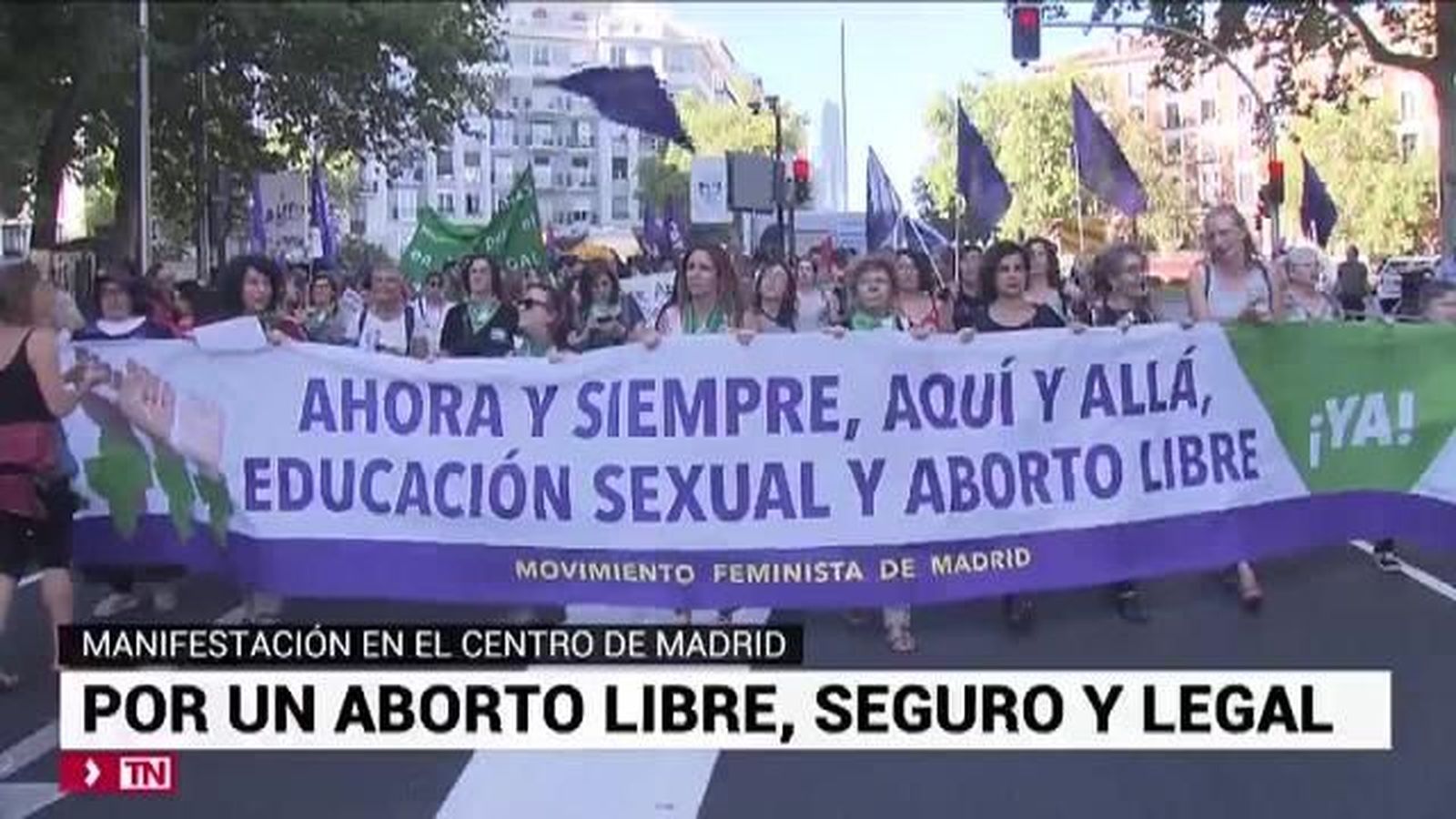 Piden en Madrid el aborto libre a los 16 años