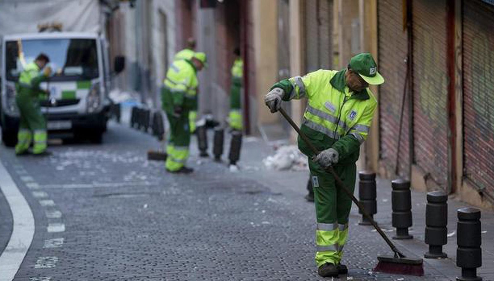 Huelga indefinida de los trabajadores del servicio de limpieza pública de Coslada