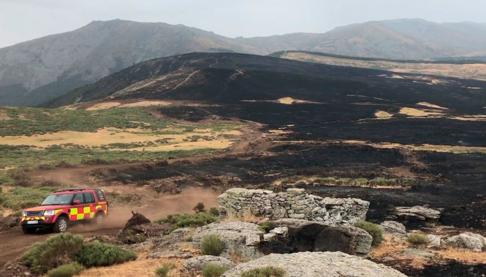 Comienzan las labores de recuperación de las zonas quemadas tras los incendios