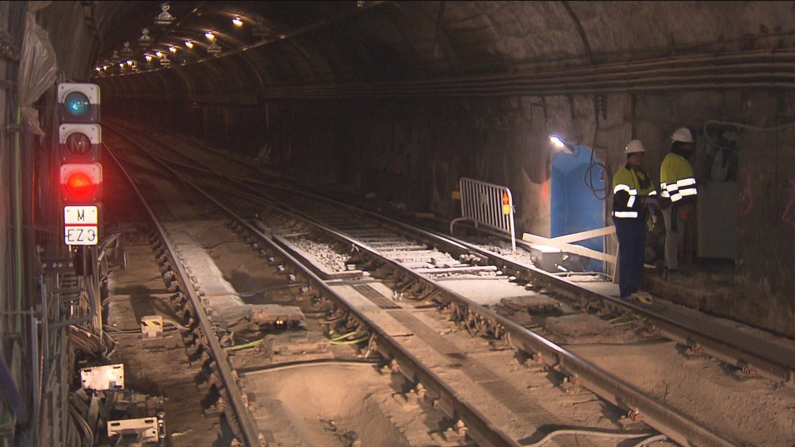 Telemadrid accede a las entrañas de las obras de la línea 4 de Metro