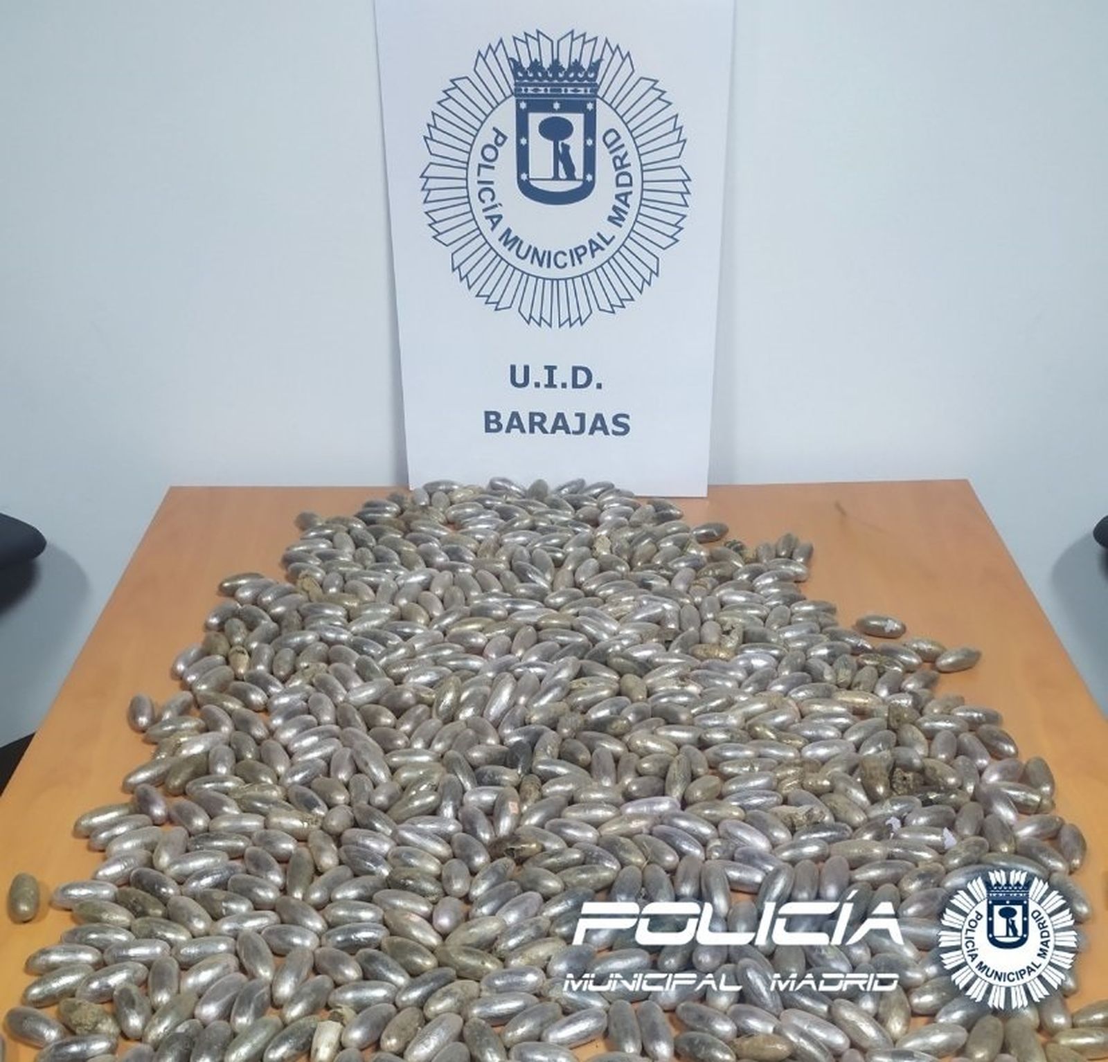 Las 710 'bellotas' de hachís