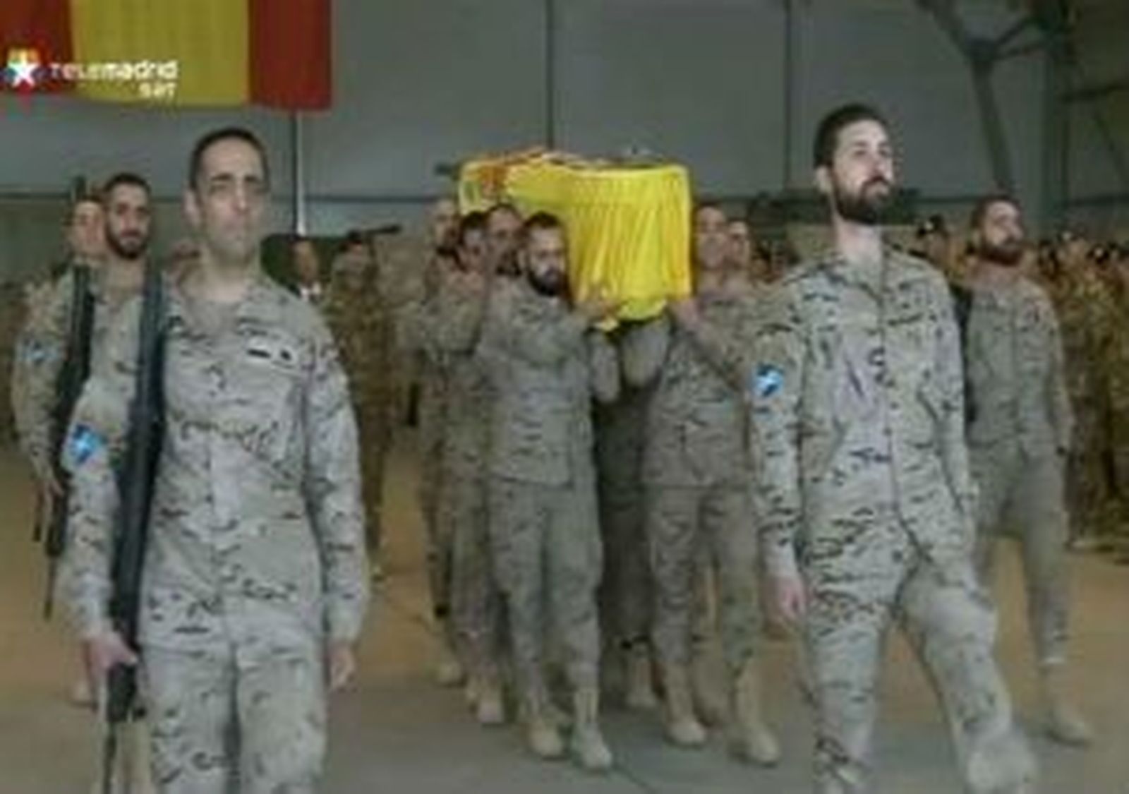 Llegan a Madrid los restos mortales del sargento muerto en Afganistán