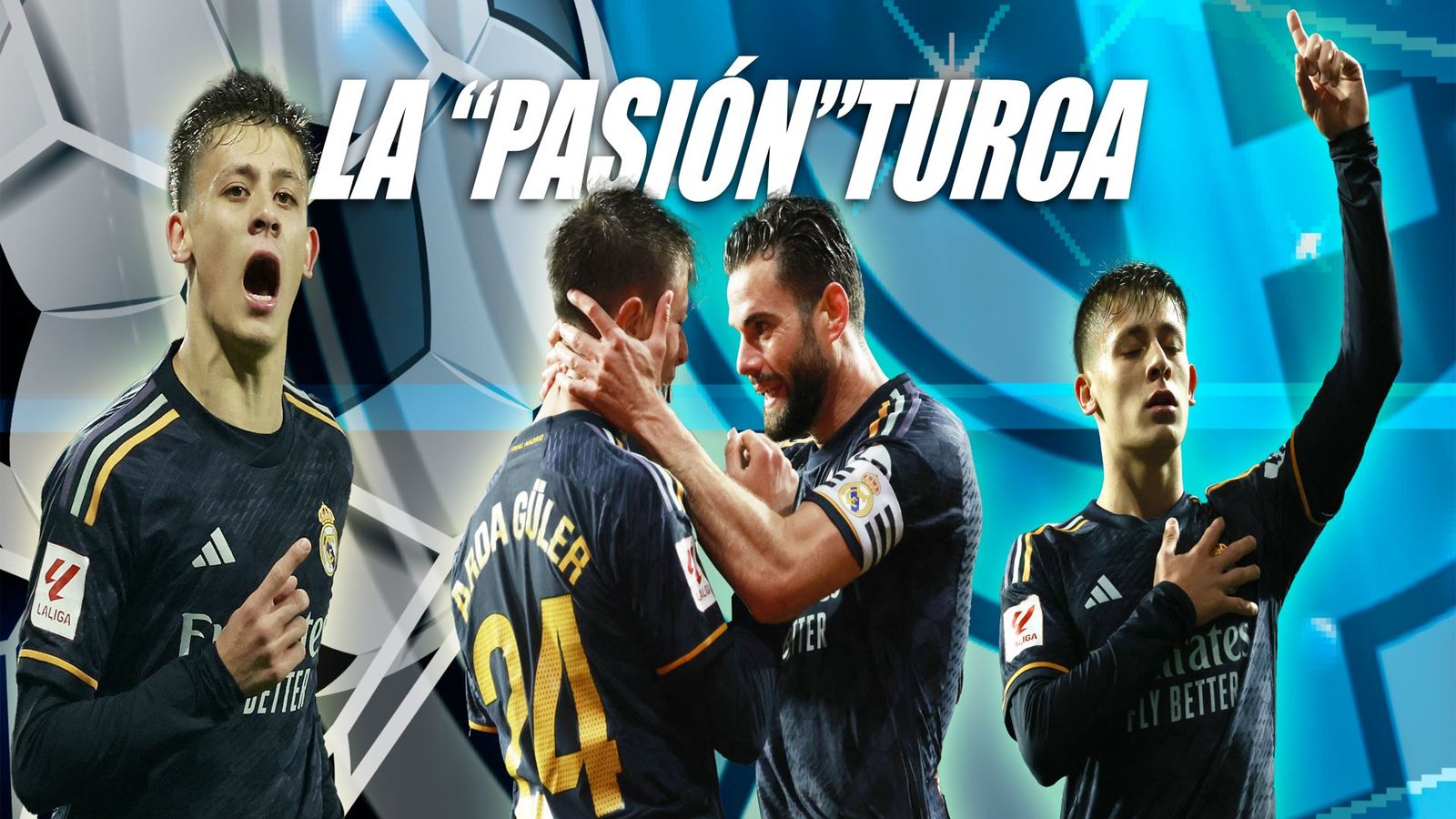 Guler, feliz por su gol ante la Real