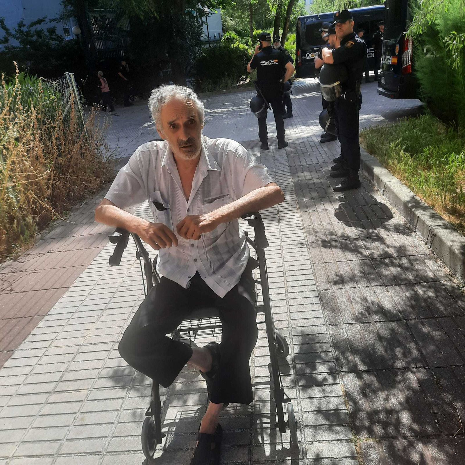 José Luis, vecino de Carabanchel desahuciado