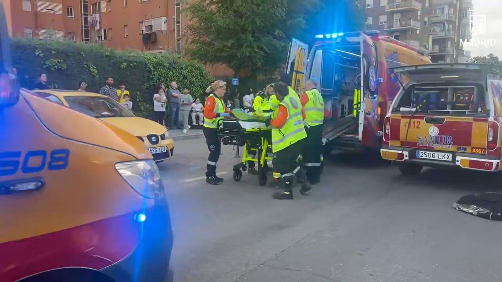 Niño atropellado en Latina.