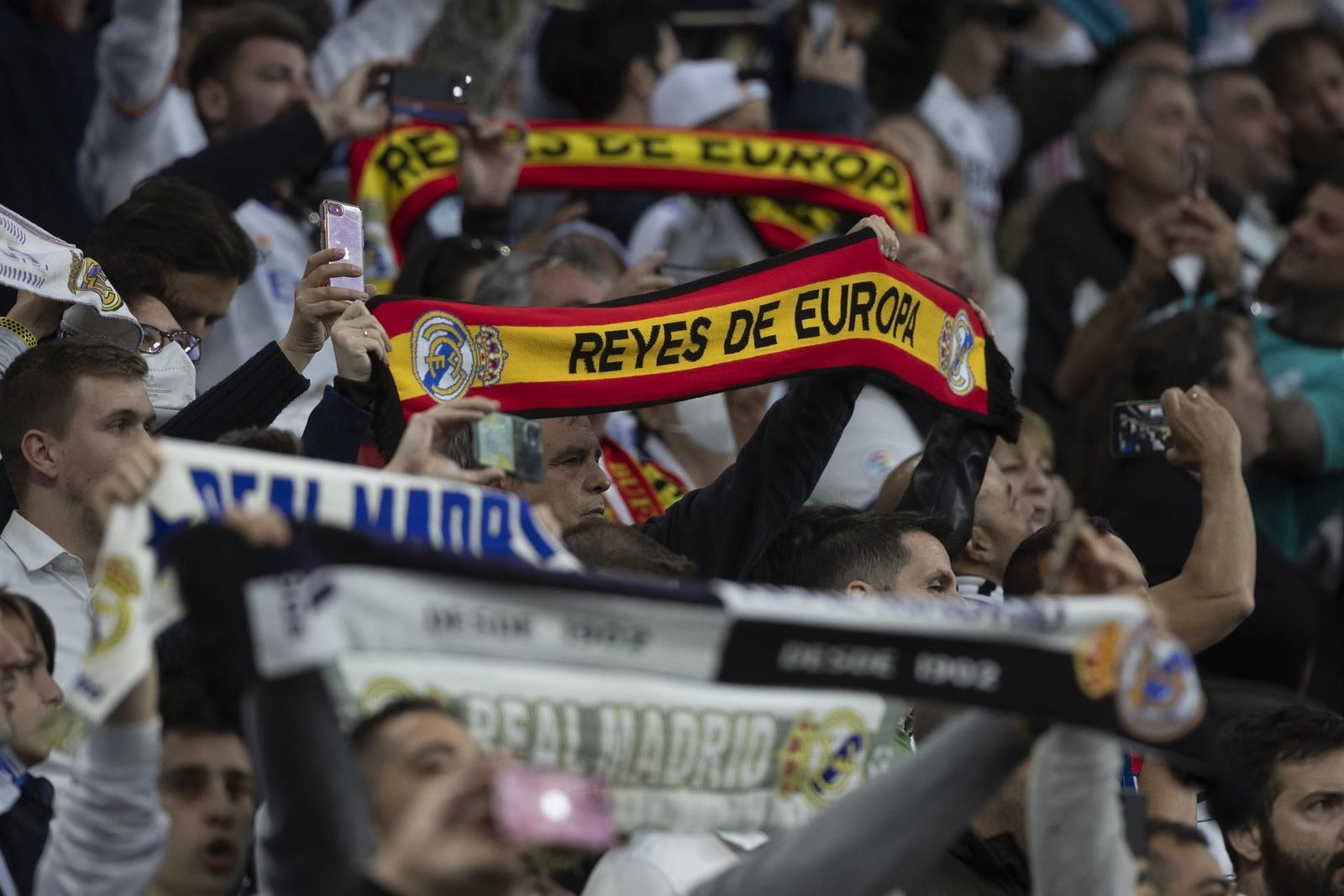 Euforia madridista tras la remontada