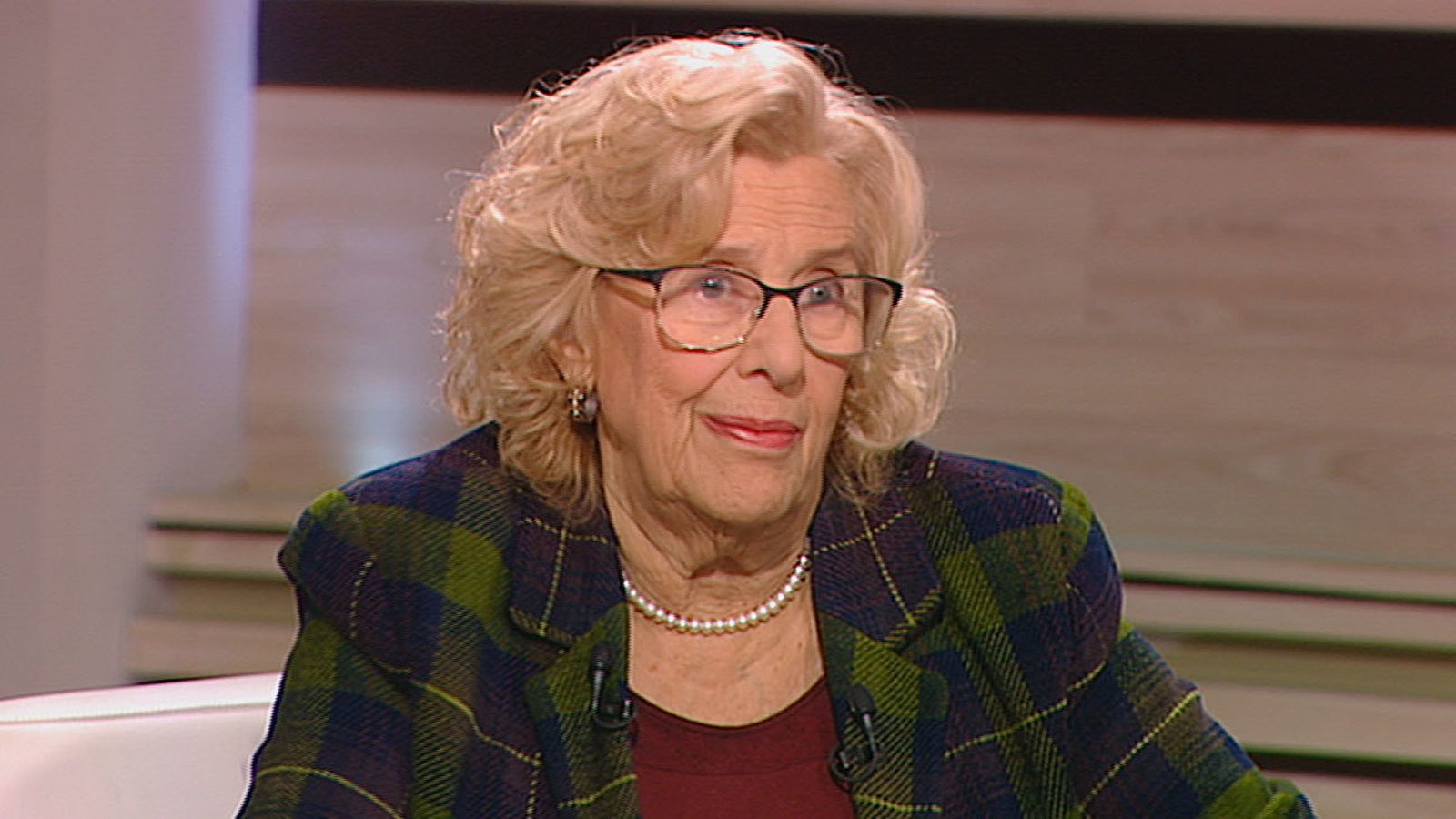 Manuela Carmena en Telemadrid