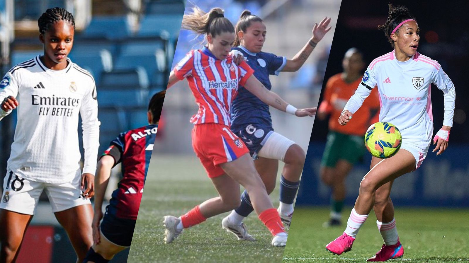 Real Madrid, Atlético de Madrid y Madrid CFF