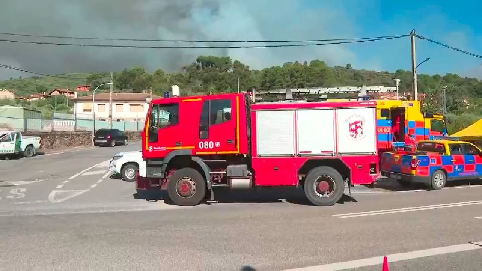 Incendio en Ávila