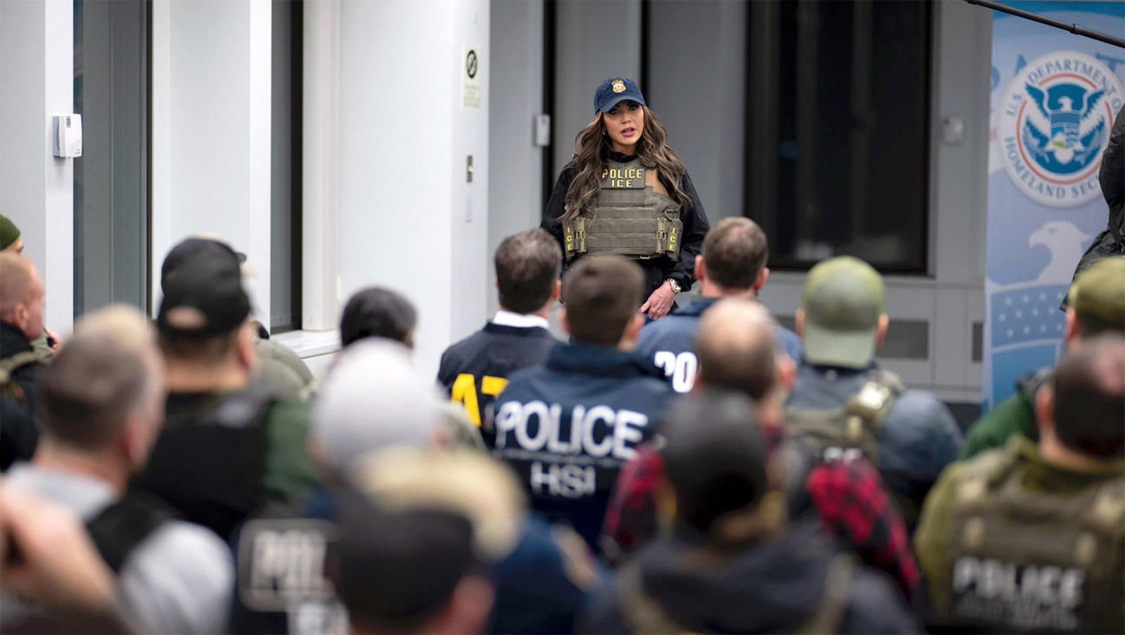 La Secretaria de Seguridad Nacional, Kristi Noem