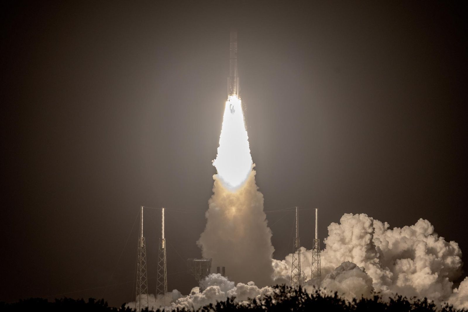 El cohete Vulcan Centaur de United Launch Alliance, parte de la Misión Peregrina Uno