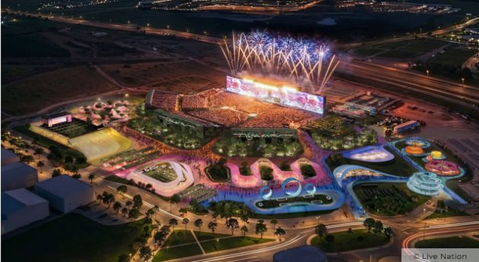 Estadio Shakira, imagen presentada por Live Nation