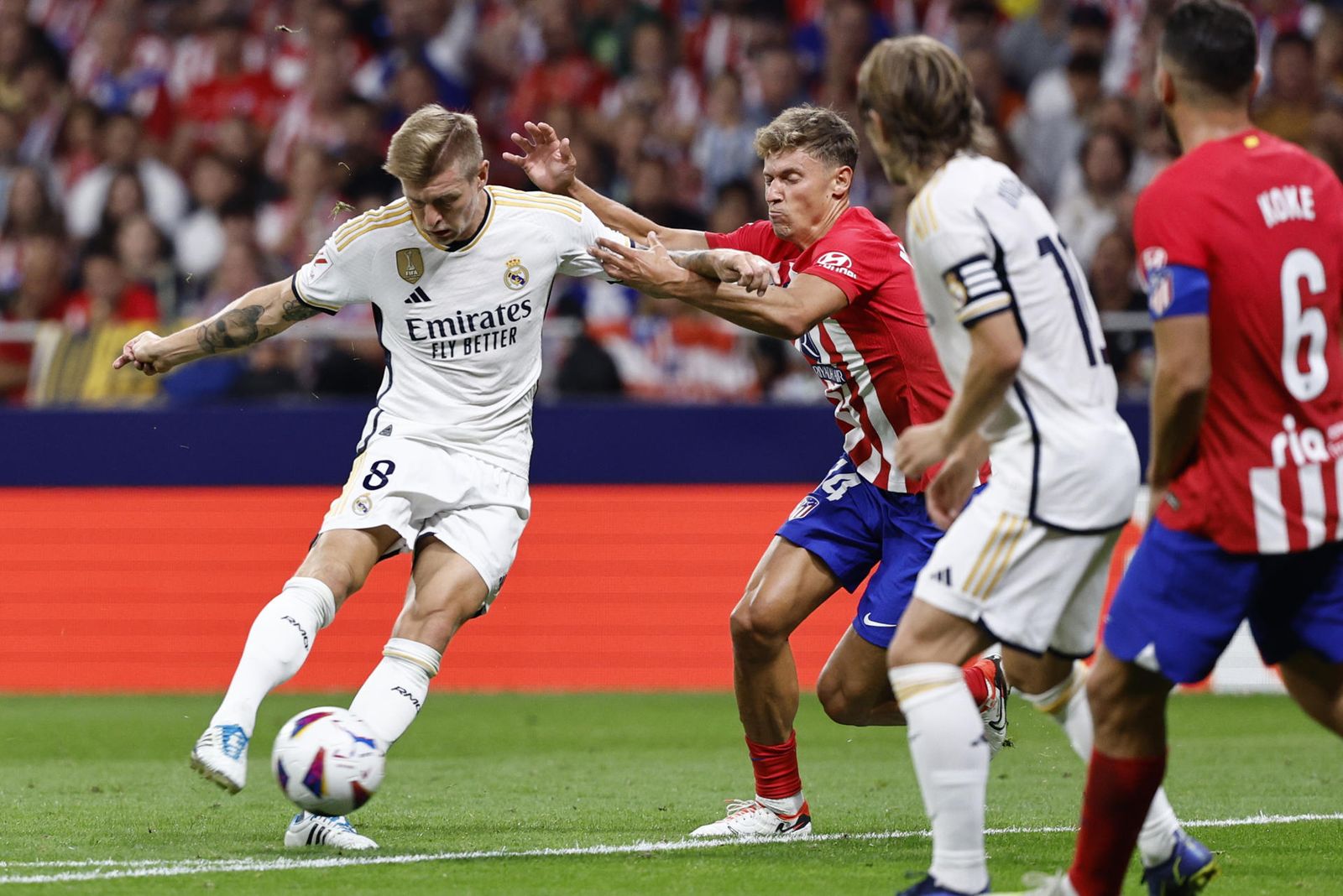 Kroos ante el Atlético de Madrid