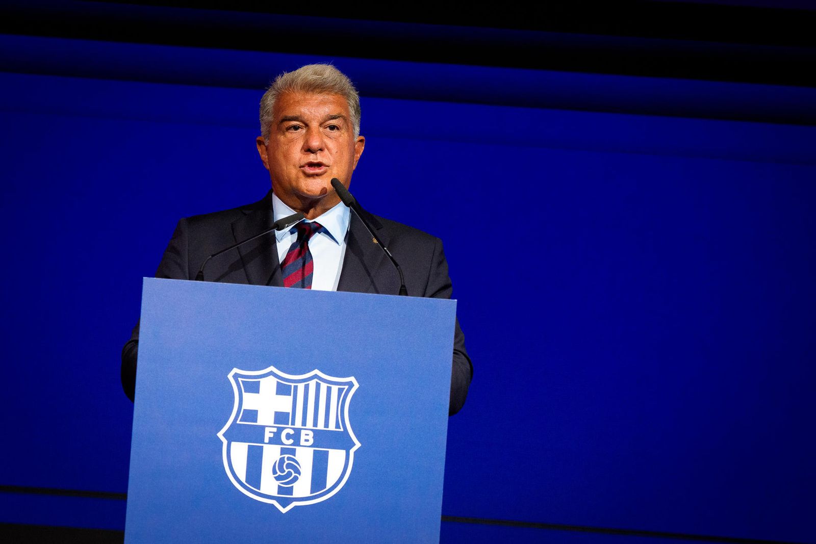 Joan Laporta, presidente del FC Barcelona