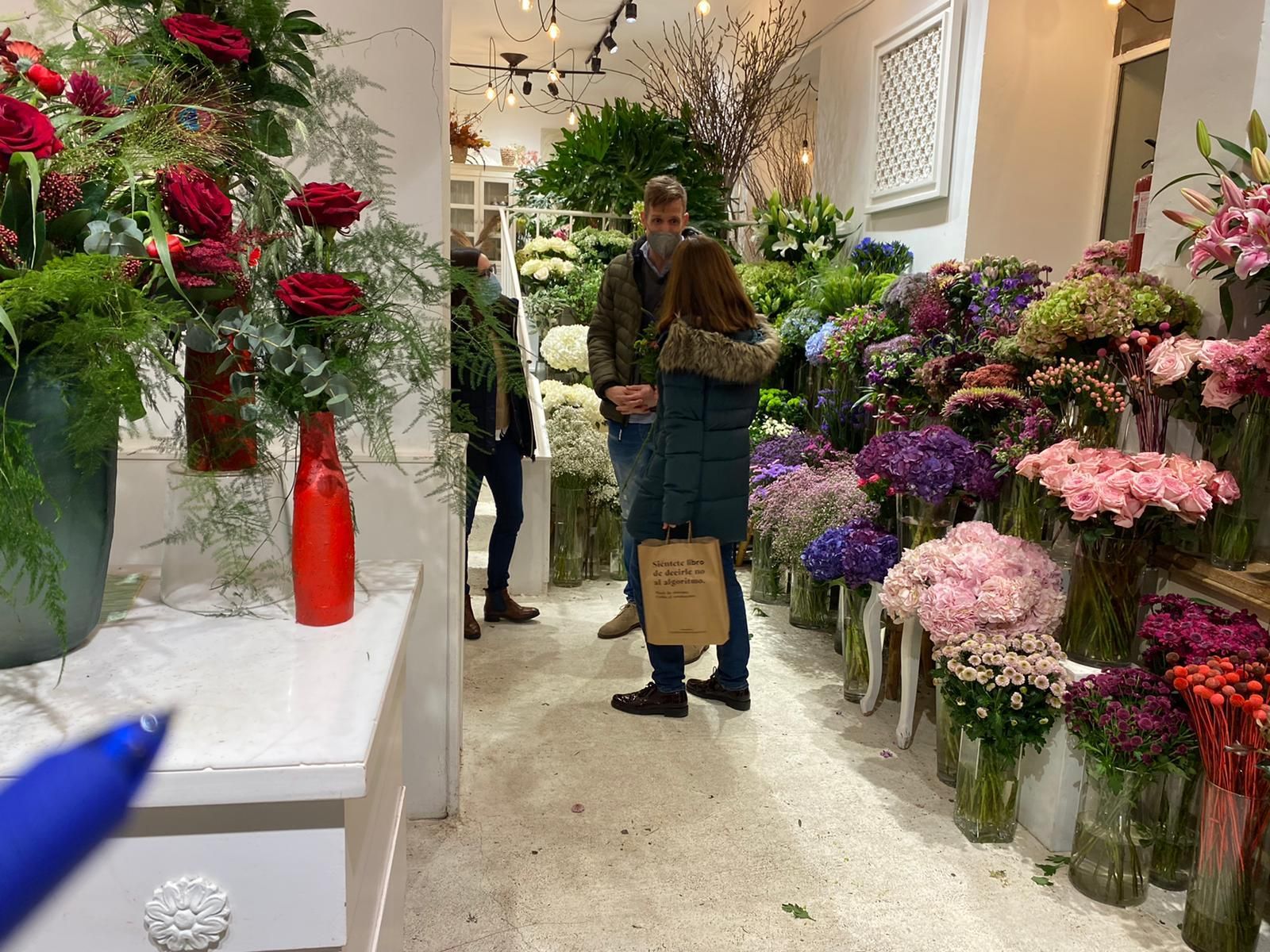 En la floristería 'Margarita se llama mi amor'