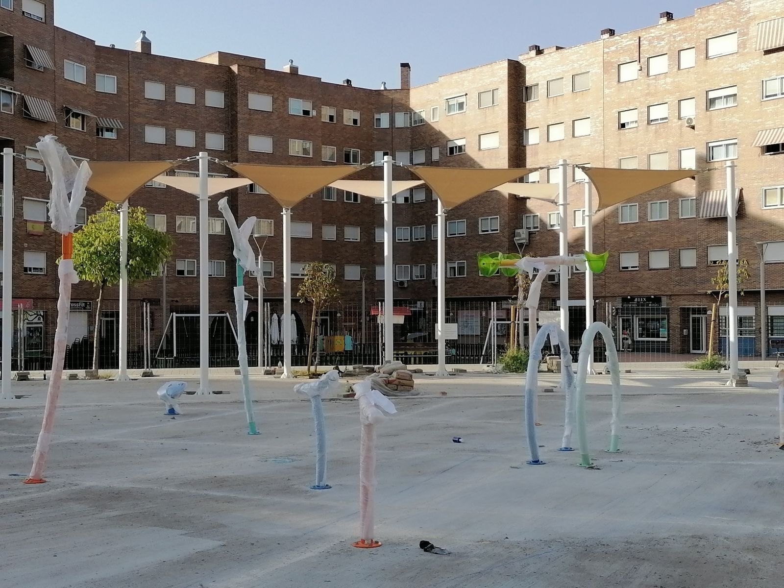 Comienza la instalación de los Juegos de Agua