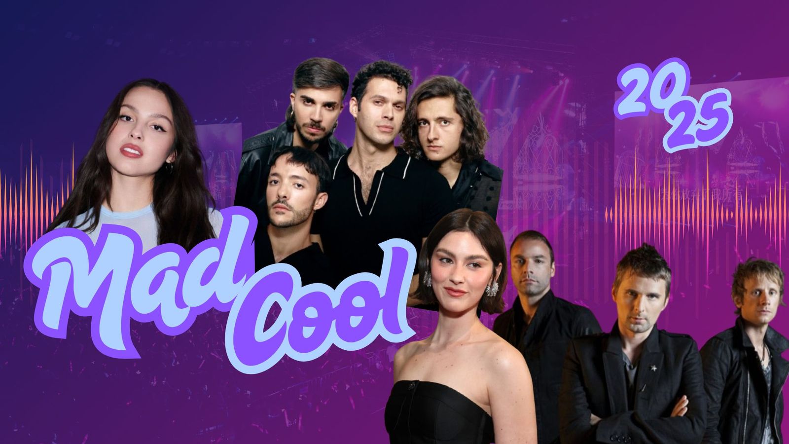 Olivia Rodrigo, Thirty Seconds To Mars o Arde Bogotá entre las cabezas de cartel de Mad Cool 2025