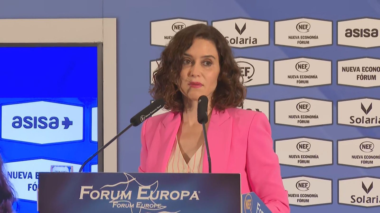Ayuso en Nuevo Forum Europa