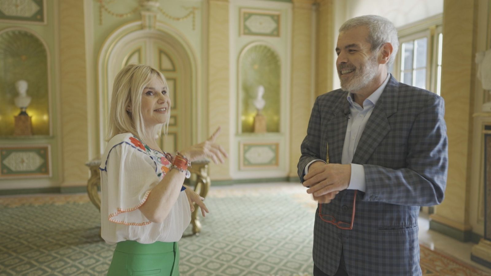 Eugenia Martínez de Irujo y Lorenzo Caprile
