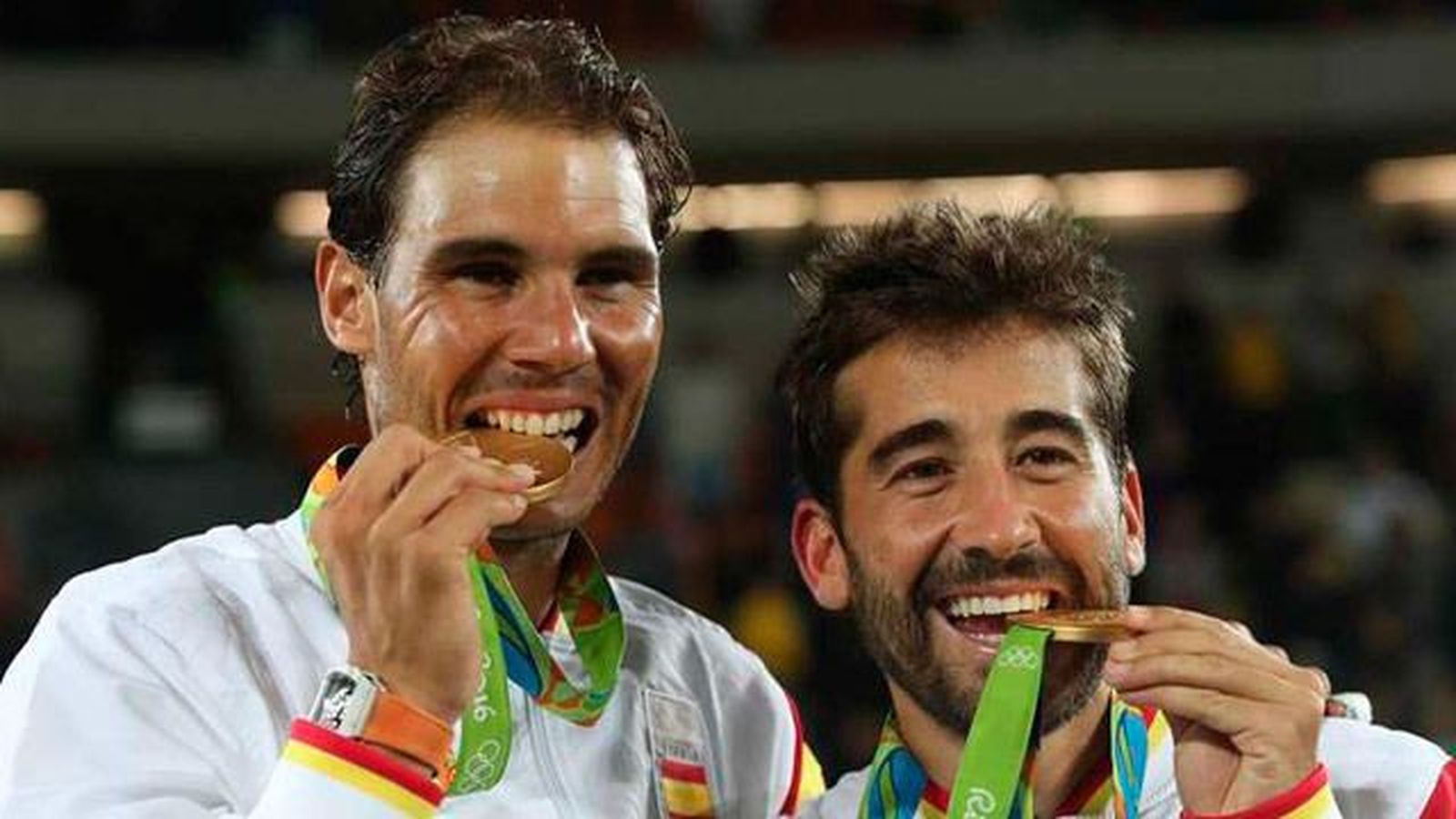 Rafa Nadal y Marc López logran el oro en dobles