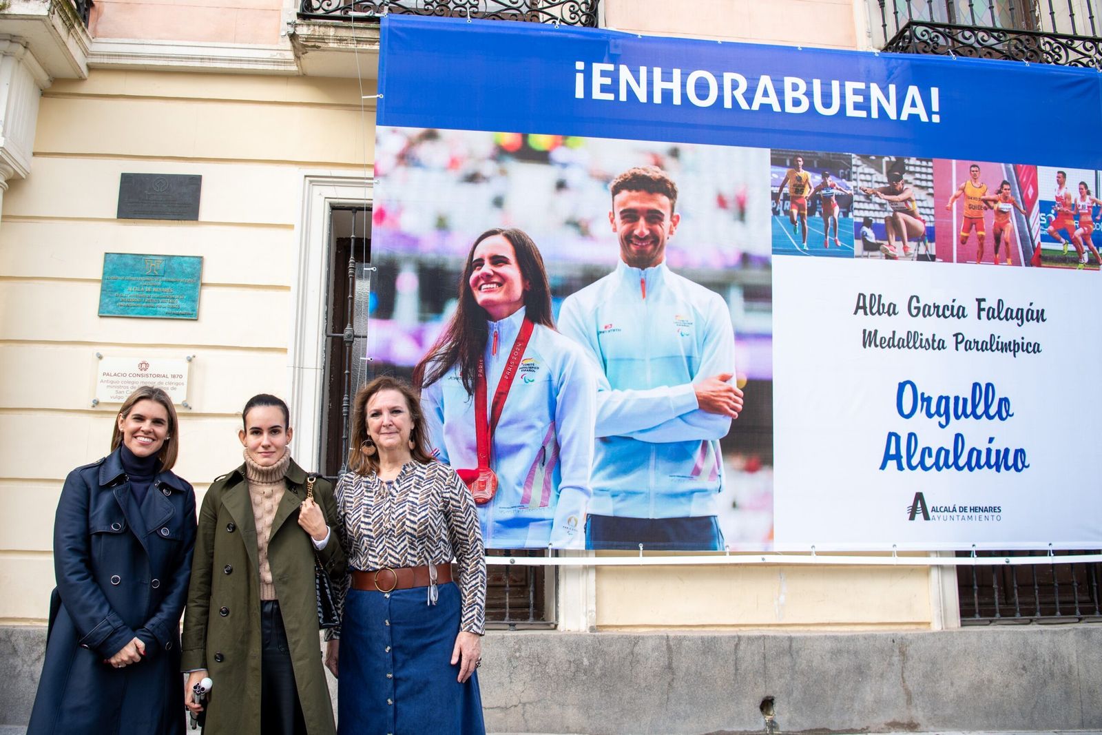 Homenaje en Alcalá a atleta paralimpica