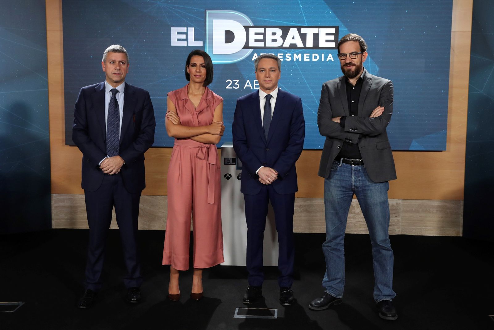 Presentación debate a cinco de Atresmedia