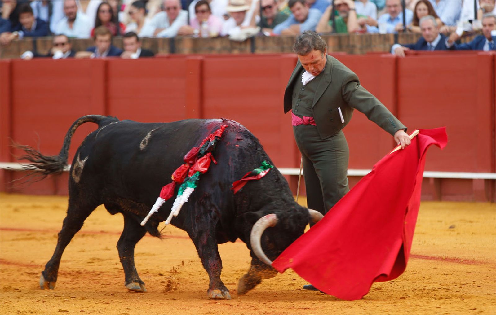 Pepe Luis Vázquez en un festival taurino en La Mastranza de Sevilla en octubre de 2018
