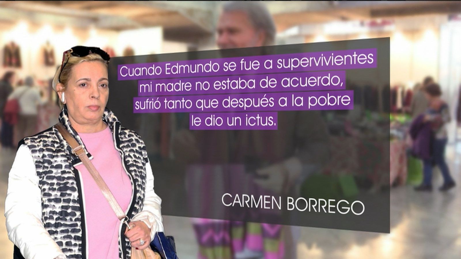 Carmen Borrego arremete contra Bigote Arrocet: “No voy a perdonarle nunca”