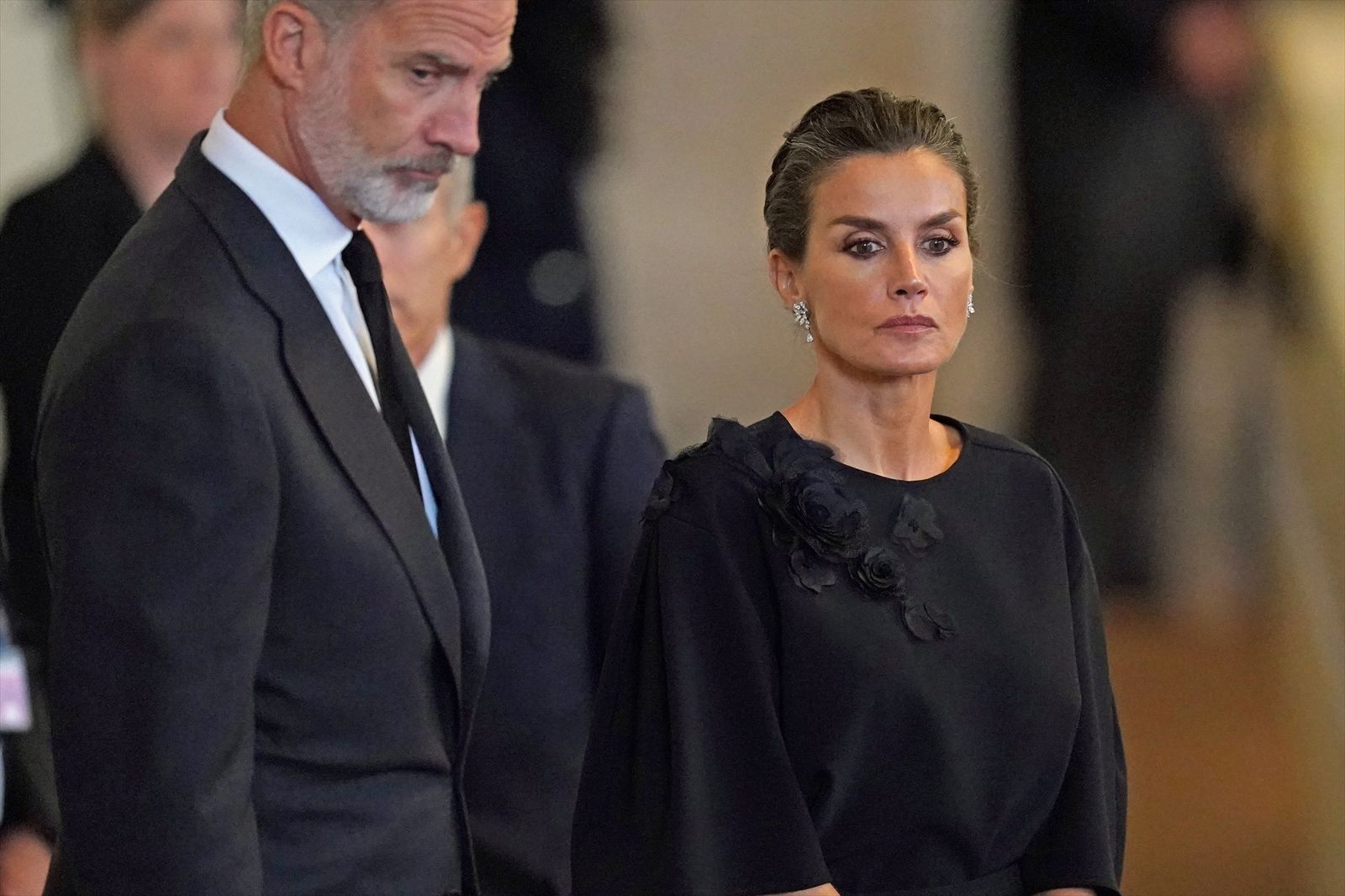 Los Reyes de España llegan a Londres para las exequias de Isabel II