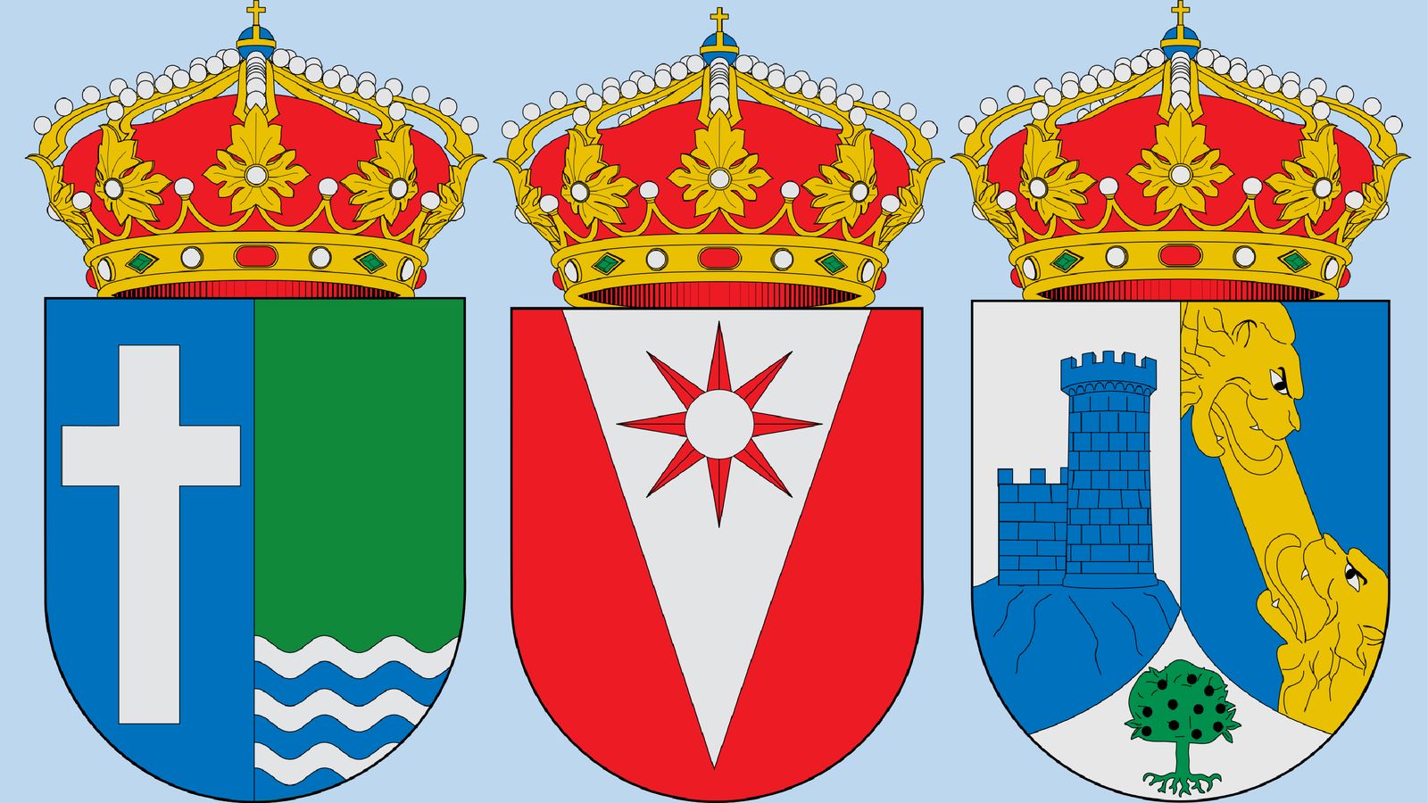 Escudo de Ambite, Rivas-Vaciamadrid y Torrelodones