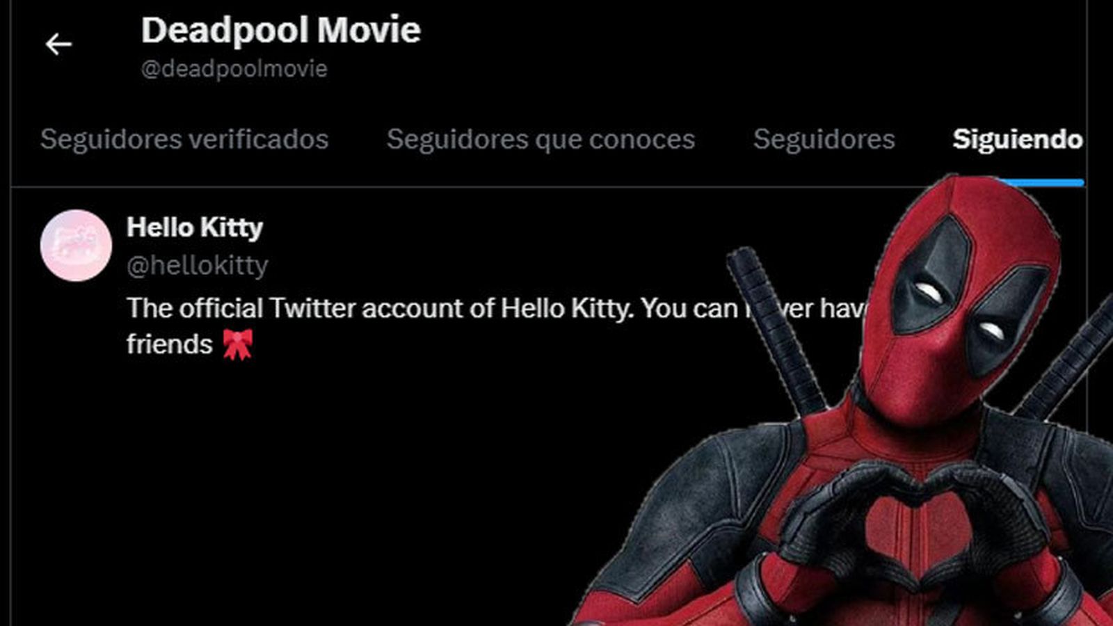 Deadpool y Hello Kitty