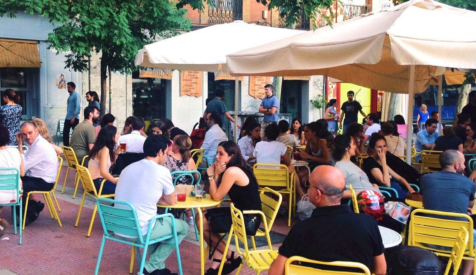 Una terraza en Chamberí