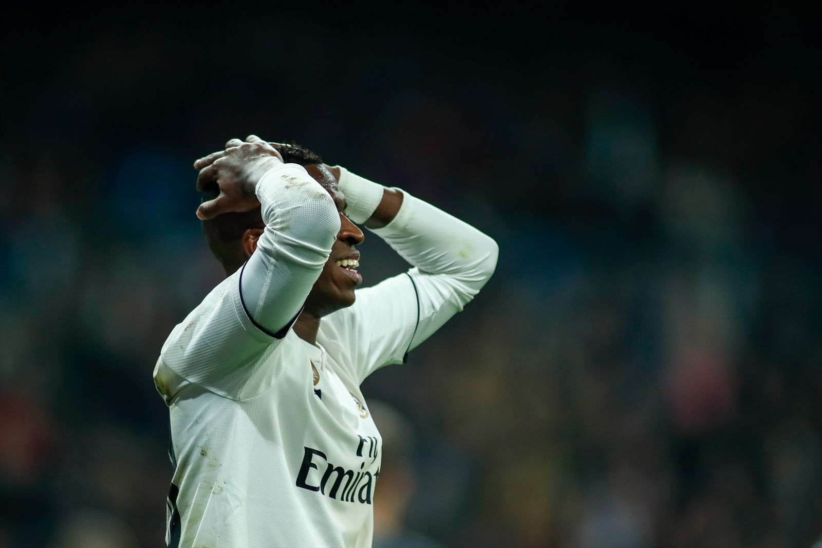 Vini Jr en sus inicios en el Real Madrid