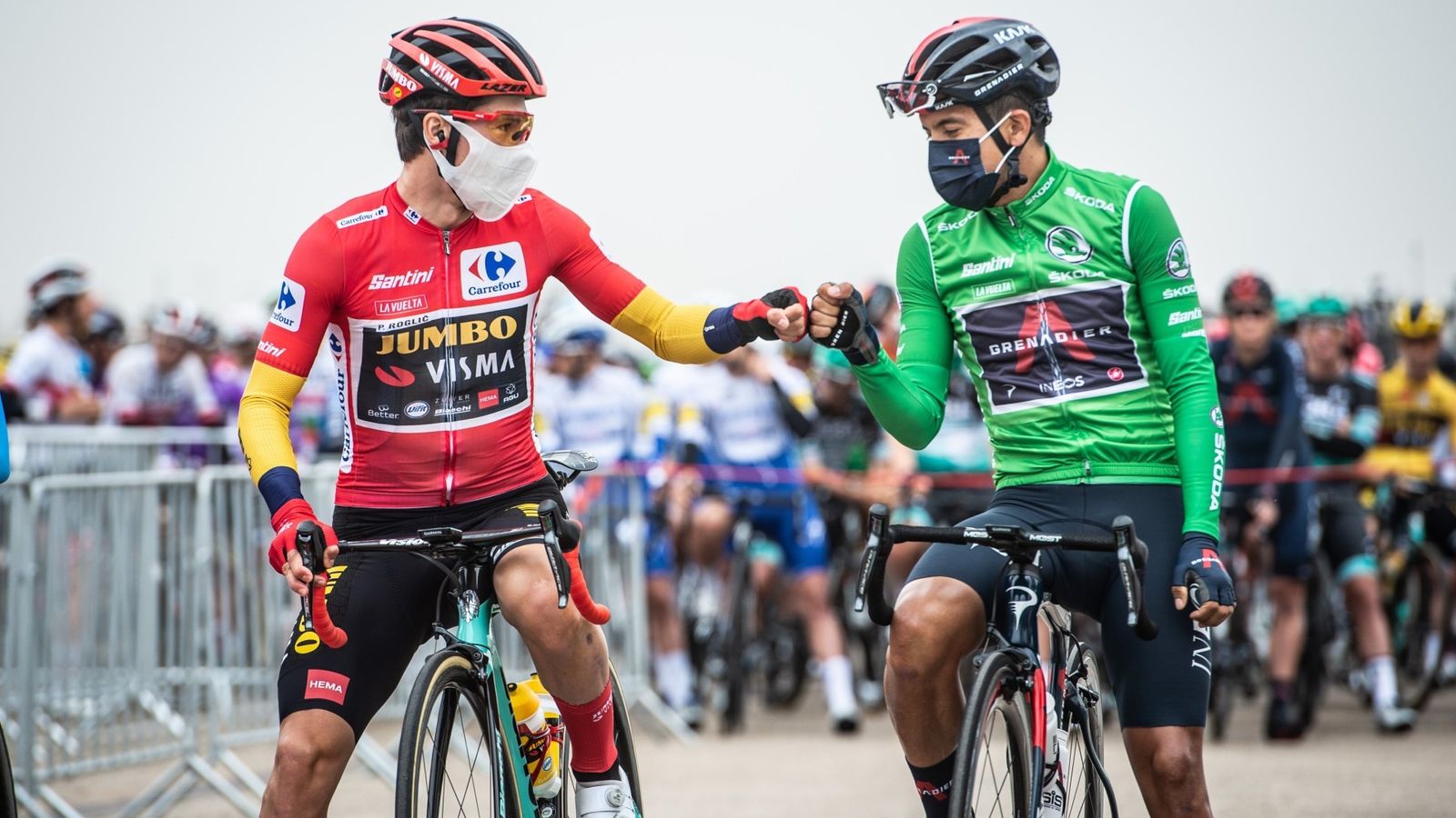 Carapaz y Roglic