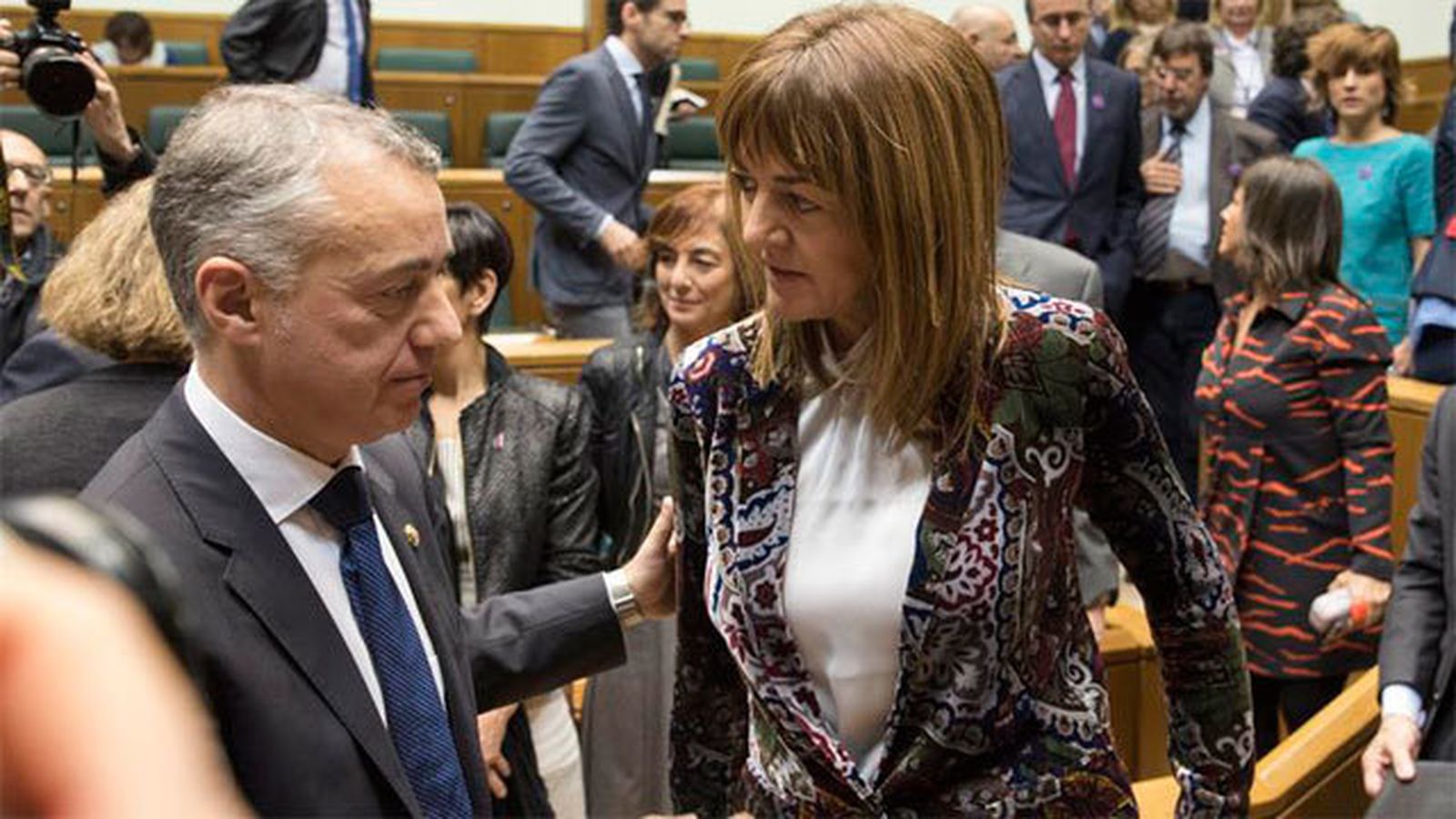 Iñigo Urkullu con Idoia Mendía